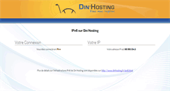 Desktop Screenshot of ipv6.dinhosting.fr